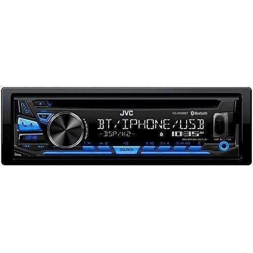 JVC KD-RD88BT Single DIN Bluetooth in-Dash CD/AM/FM Car Stereo with Pandora Control/iHeartRadio Compatibility JVC KD-RD88BT Single DIN Bluetooth in-Dash CD/AM/FM Car Stereo with Pandora Control/iHeartRadio Compatibility